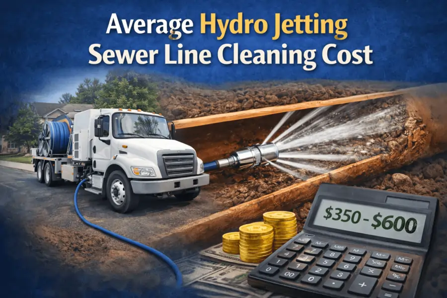 Average Hydro Jetting Sewer Line Cleaning Cost