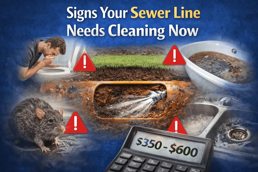 Signs Your Sewer Line Needs Cleaning Now