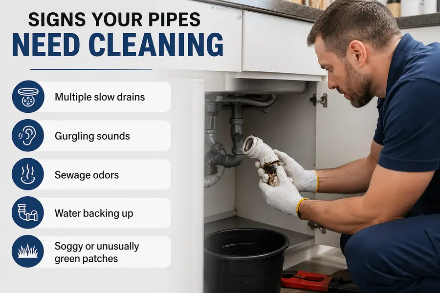 Signs Your Sewer Line Needs Cleaning Now