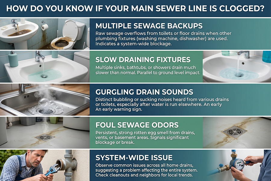 How Do You Know If Your Main Sewer Line Is Clogged